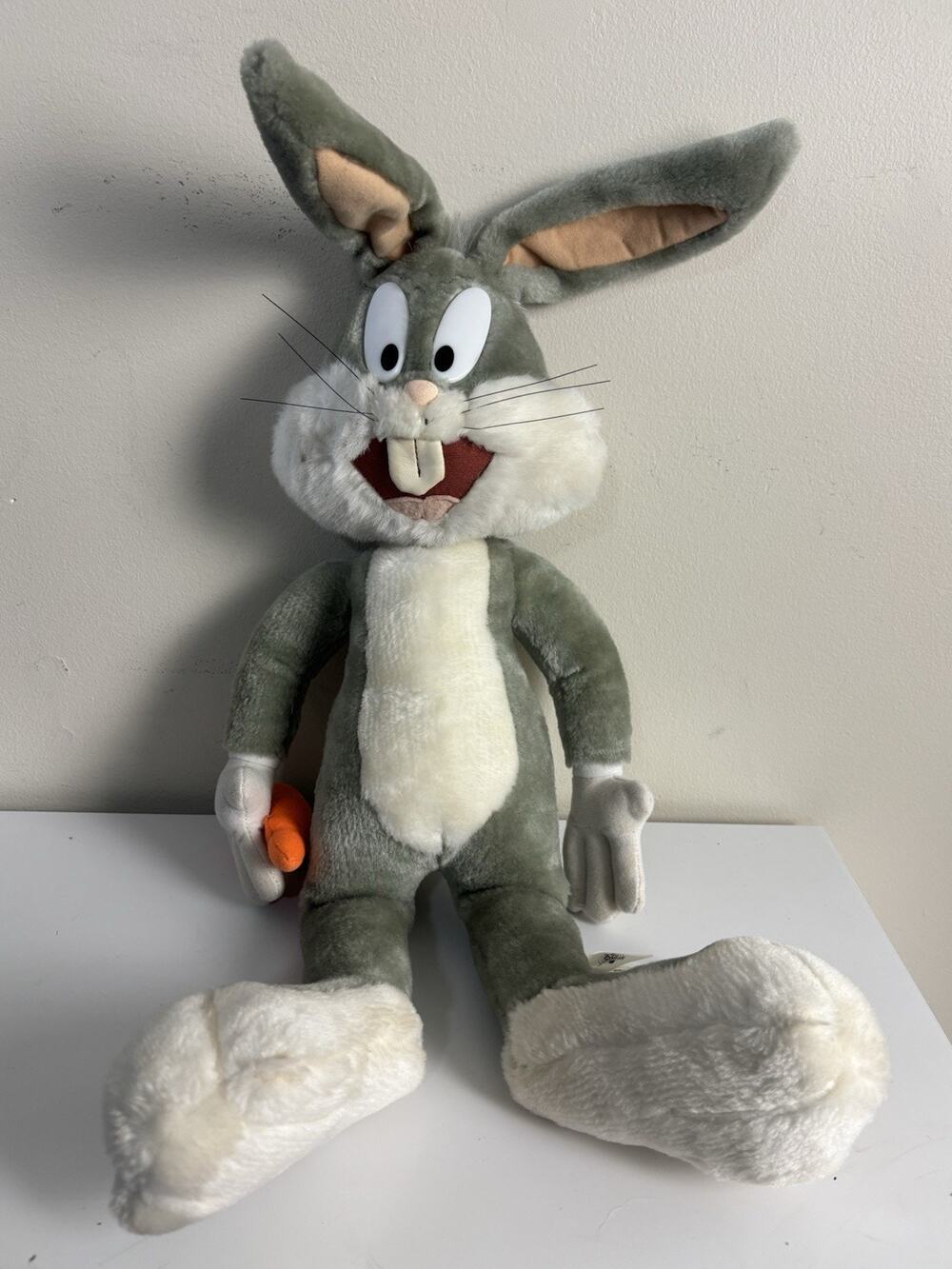 Vtg 1998 Bugs Bunny 26” Carrot Looney Tunes Warner Bros